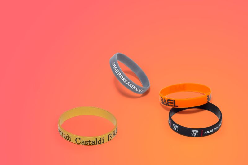 Braccialetti silicone personalizzati