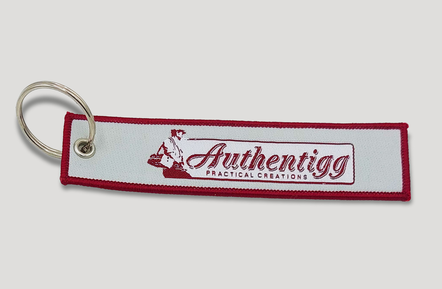 BDM Portachiavi In Nylon Ricamato LGBTIQ Gay Pride, Double Face 13x3 Cm, Con Anello Argento, Uomo E Donna, In Confezione Regalo