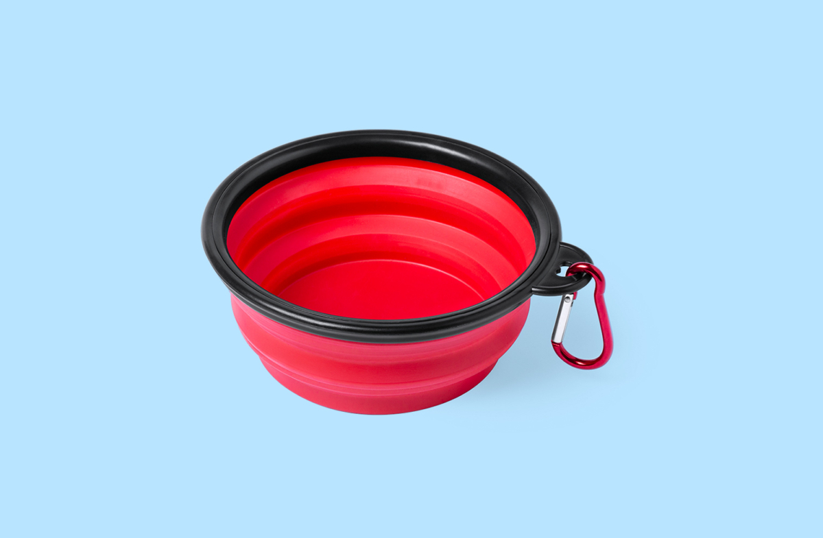 Ciotola Pieghevole 1200ml Con Forchetta E Cucchiaio 2in1, Contenitore In Silicone Per Alimenti, Salvaspazio Per Campeggio, Viaggi, Ufficio, Microonde E Congelatore